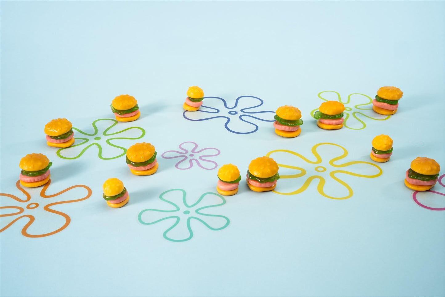 Spongebob Squarepants Gummy Candy Krabby Patty 14 Count Prefilled Plastic Easter Eggs Hunt Mix, 4.44 Ounce, For Kids Girls Boys