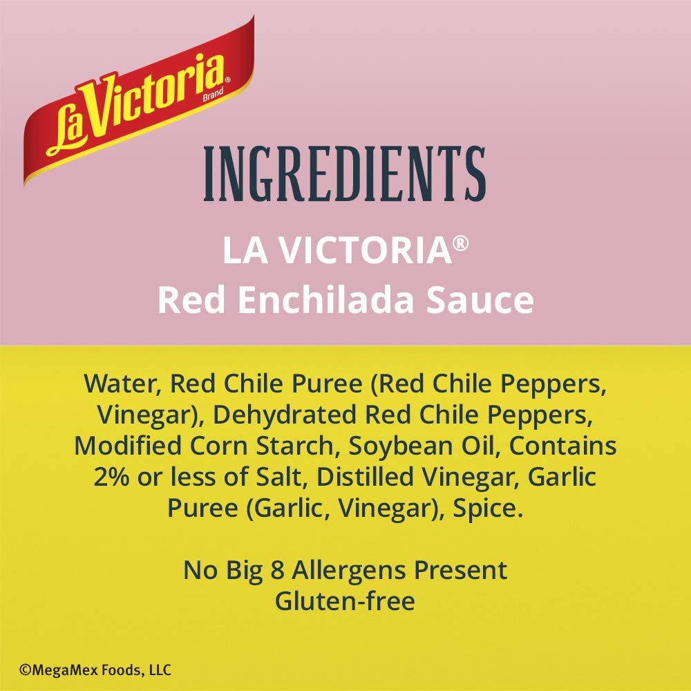 La Victoria Traditional Red Enchilada Sauce, Mild, 10 Ounce, Pack of 12, Model 07774