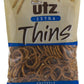 Utz Extra Thins Pretzels (3, 16Oz Bags) - Variety Pack - Bachman Pretzel Stix (1, 6-1Oz Trays) - Thin, Crispy, Crunchy Pretzels