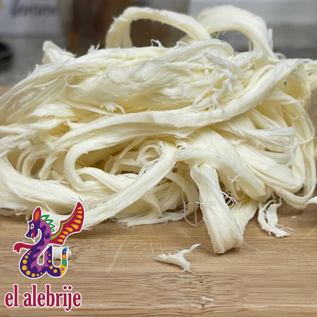 ALEBRIXES Queso Oaxaca 500 g | Authentic Oaxacan Quesillo | Mexican String Cheese Made in Oaxaca