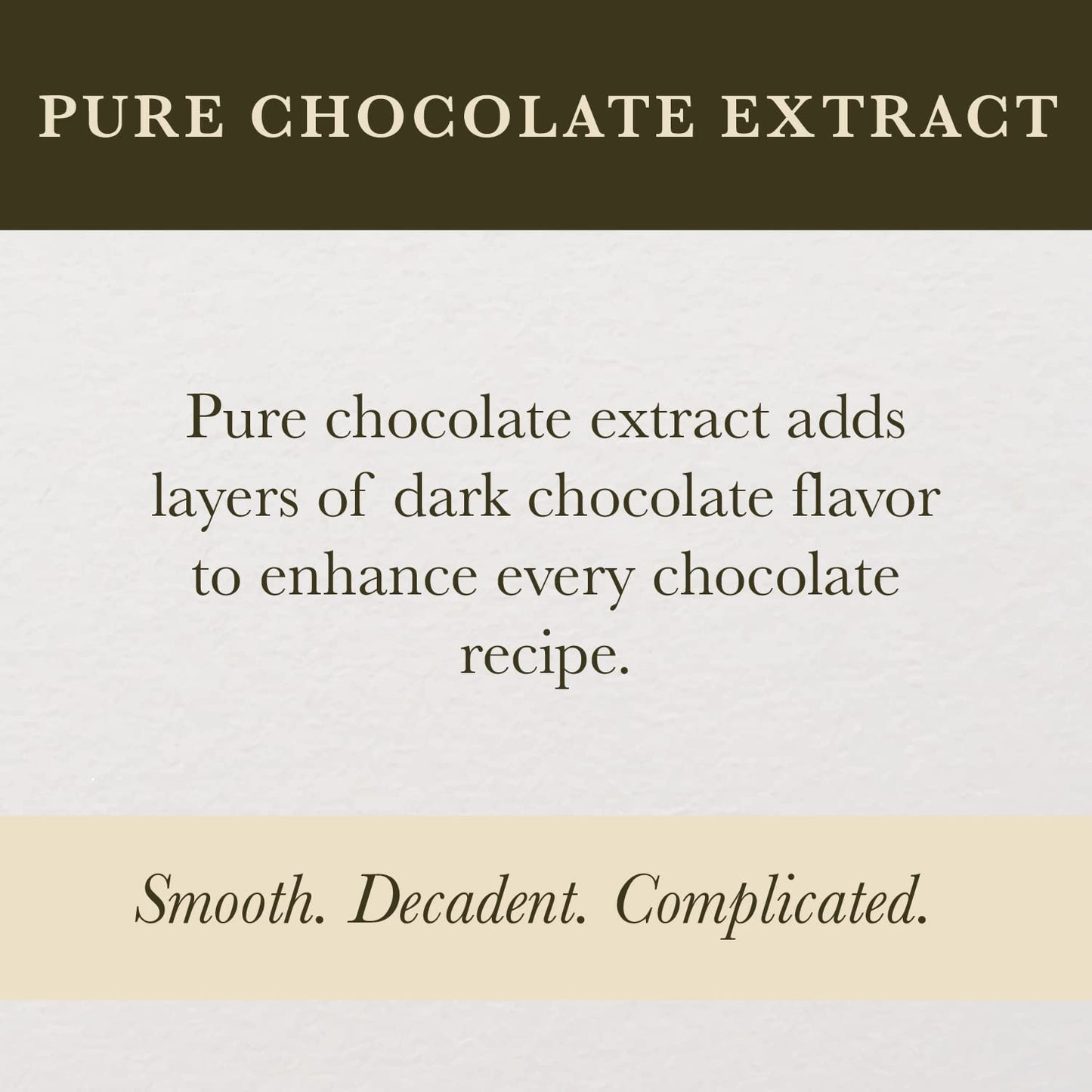 Cook'S Pure Chocolate Extract 4 Oz
