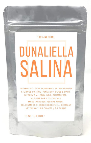 Dunaliella Salina Powder - 100% Pure, Natural Orange Food Color - Extremely High Quantities Of Beta And Alpha-Carotene - Net Wei