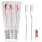Hqslsund 100 Pack Disposable Toothbrushes With Toothpaste Individually Wrapped, Travel Toothbrushes Bulk, Soft Bristle, 2 Colors