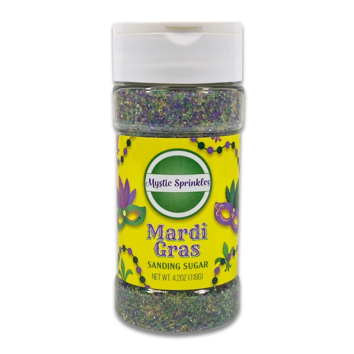Mystic Sprinkles Mardi Gras Sprinkle Mixes (Mardi Gras Sanding Sugar Mix)