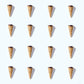 Bite Sized Chocolate Filled-Waffle Cone Ends (Milk Chocolate - Pack of 4)