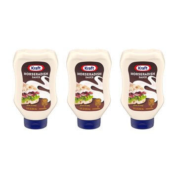 Kraft, Horseradish Sauce, 12oz Squeeze Bottle (Pack of 3)
