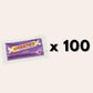 Snack Mountain Smarties Tart Candy - 100 Pack Individually Wrapped Pinata Stuffer, Candy Bulk, Fruity Treat for Office Bowls, Pa
