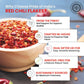 Pride Of India - Pack Of 6 - Red Chili Flakes - Gourmet Spice/Culinary-Pleasant Heat/Distinct Flavor & Aroma-Sprinkle Onto Pizza