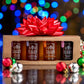 Bee Harmony Classic Honey Flight, Mini Honey Gift Set, 4 Jars, 3 Oz Each, Premium Raw Honey, Made In The Usa