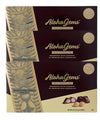 Aloha Gems Creamy Milk Chocolate Covered Top-Grade Whole Macadamia Nuts - 3 Boxes Each 8 Oz  42 Pieces Total