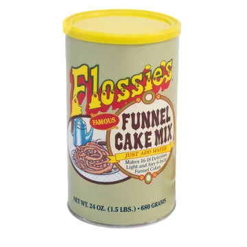 Flossies Famous Funnel Cake Mix, Create Carnival-Inspired Funnel Cakes w/Ease, Authentic Carnival Flavors, Irresistibly Deliciou