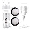 White Edible Glitter for Cocktails - 6g White Luster Dust Edible Drink Glitter Food Grade Metallic Shimmer Powder Cake Sprinkles