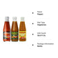 Matouk's Flambeau West Indian and Hot Pepper Sauce 10 Ounce Variety Pack of 3