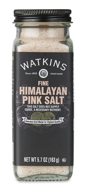 Watkins Himalayan Pink Salt, Non-GMO, Kosher, 5.7 Ounce, Pack of 1, Pink