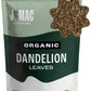 J MAC BOTANICALS Organic Dandelion Leaves Tea, Cut & Sifted, 4 oz Bag, USDA Certified Organic