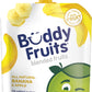 Buddy Fruits Snacks To Go Banana Unsweetened Applesauce 3.2Oz Pouch (18Pk) Gluten-Nut-Dairy-Preservatives-Bpa Free, Non Gmo, Kos