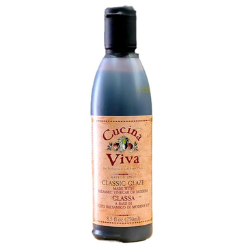 Cucina Viva Balsamic Classic Glaze, Made with Balsamic Vinegar of Modena (8.5 fl oz (250ml))
