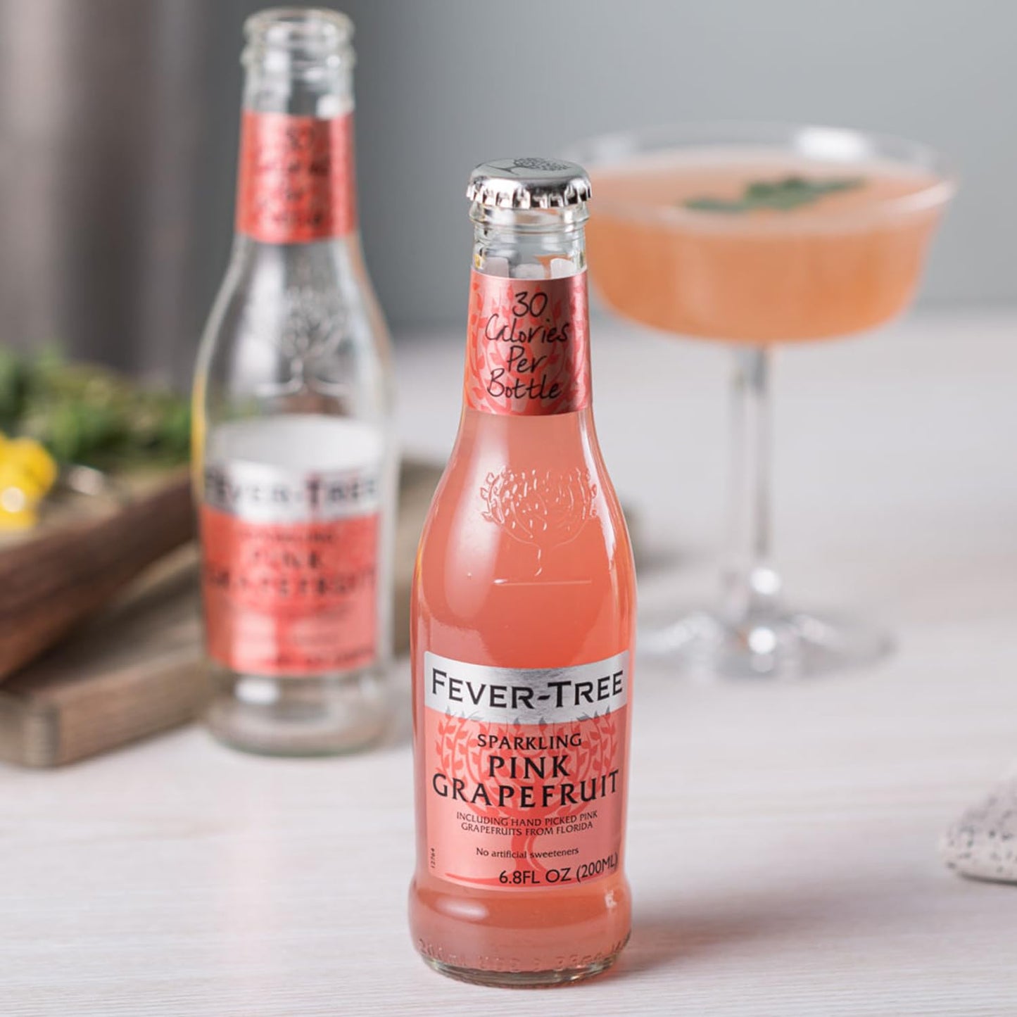 Fever Tree Sparkling Pink Grapefruit Soda - Premium Quality Mixer And Soda - Refreshing Beverage For Cocktails & Mocktails 500Ml