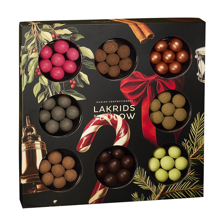 LAKRIDS BY BLOW - WINTER S BOX - Chocolate Covered Gourmet Licorice made in Copenhagen