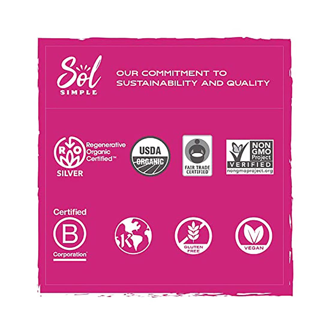 Sol Simple Regenerative Organic Certified, Dried Banana | 6Oz Snack Pack (2 Bags Total) | One Ingredient | Vegan | Non-Gmo | No Added Sugar | Fair Trade | Dried Fruit | Organic