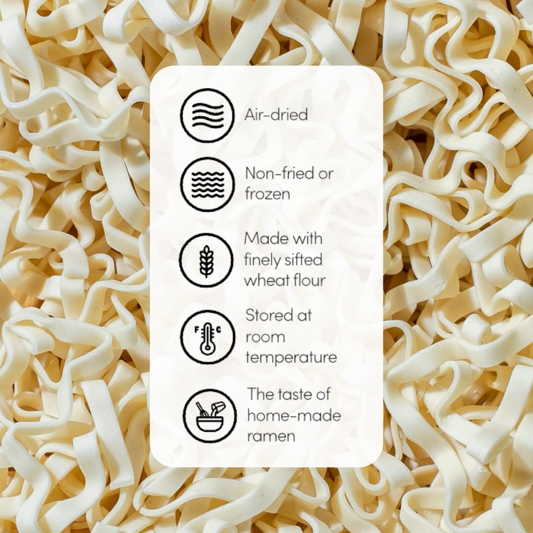A-Sha Healthy Asian Instant Noodles With Sauce Pack | Pantry Variety Bundle | Vegan, Air Dried, High Protein | Great For Ramen,