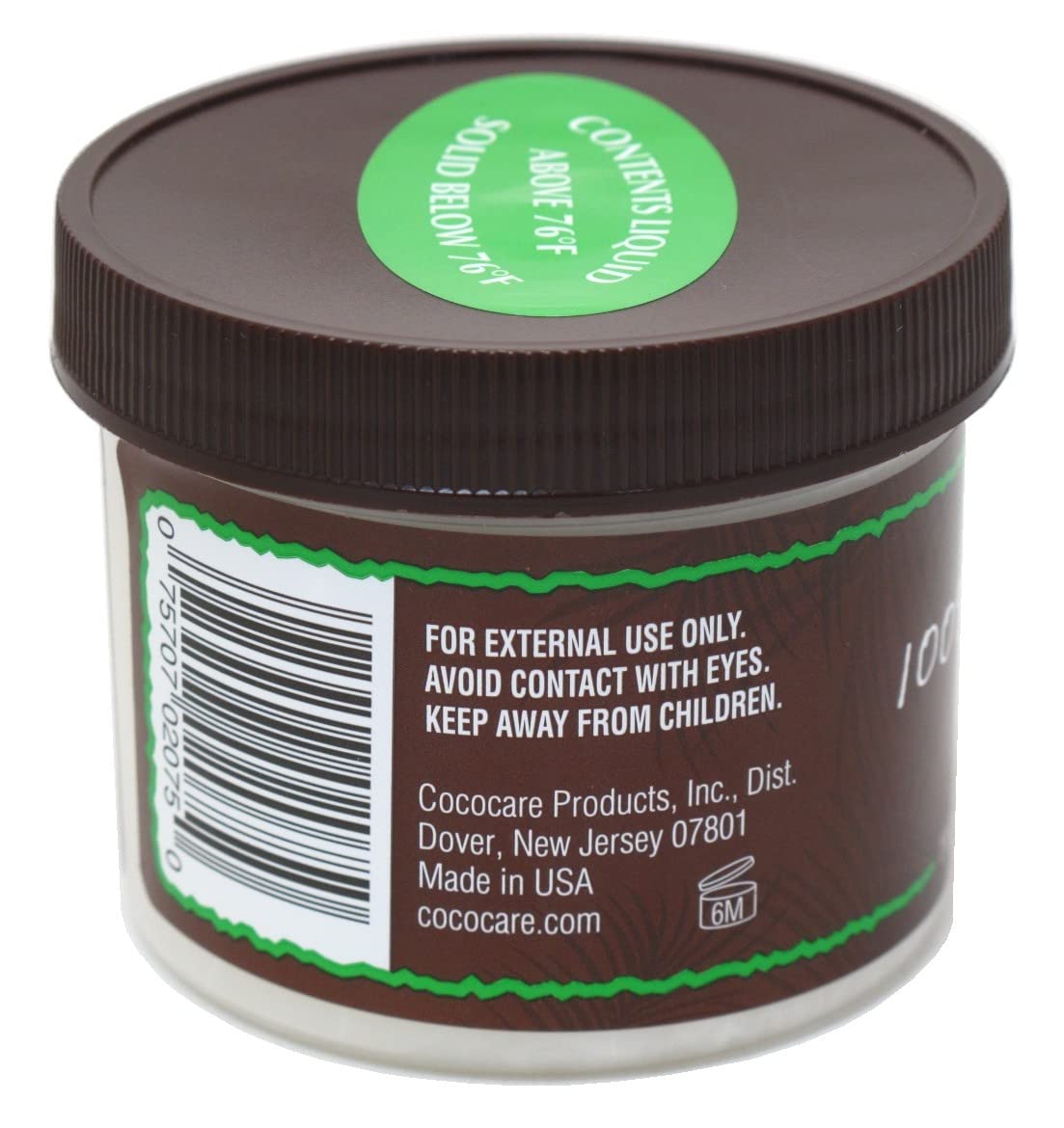 Cococare 100% Coconut Oil 4 Ounce Jar (118ml) (6 Pack)