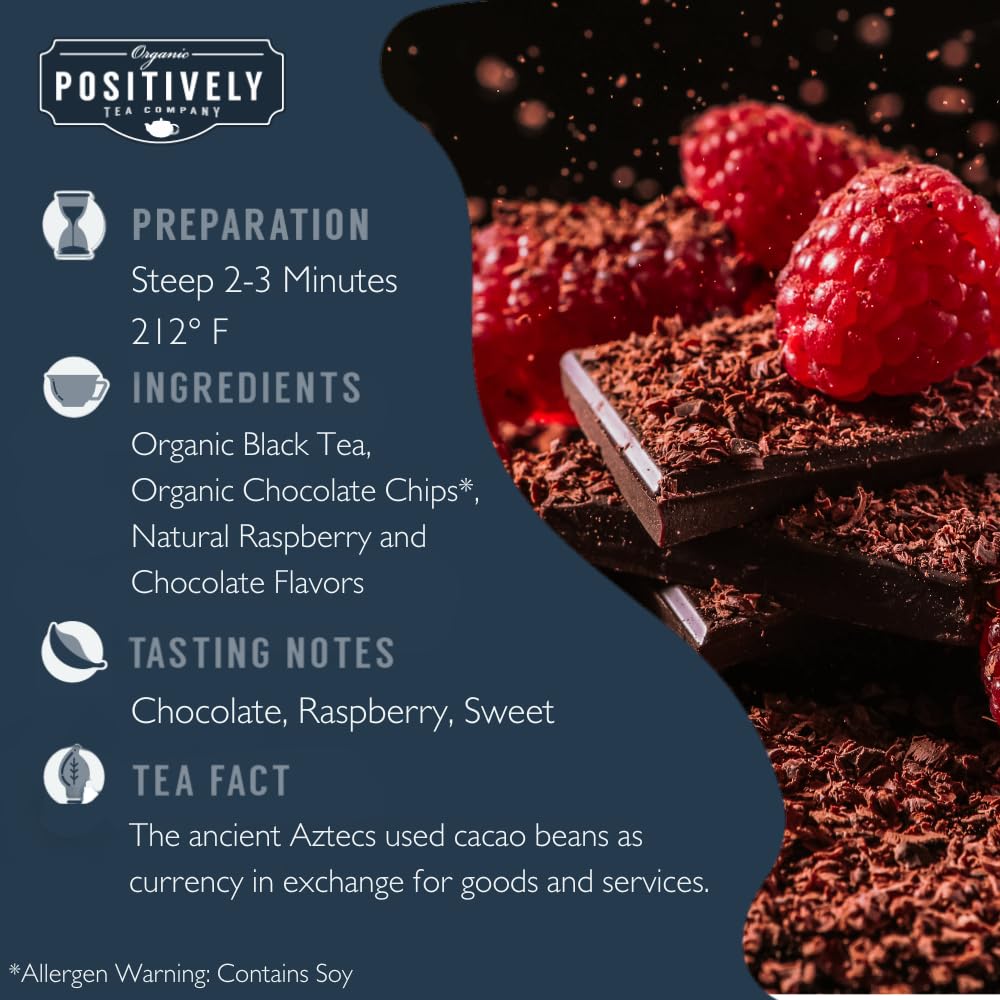 Organic Positively Tea Company Dessert Tea Sampler, Loose Leaf, 4 Ounce, Pack of 3