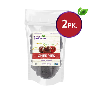Fruit For Thought Dried Cherries, 16 Ounce (Pack of 2)