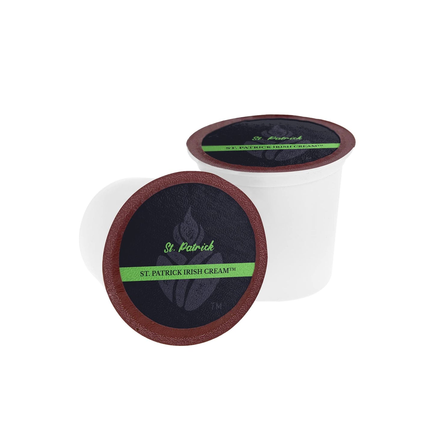 Catholic Coffee Pods St. Patricks Irish Cream Flavored Medium Roast 12 Count Single Serve Pods for K-Cup Brewers