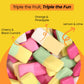 Smarties Squashies Mixed Fruit Flavor - Peanut Free, Gluten Free & Fat Free Gummy Candy - Perfect for Birthday & Halloween Party