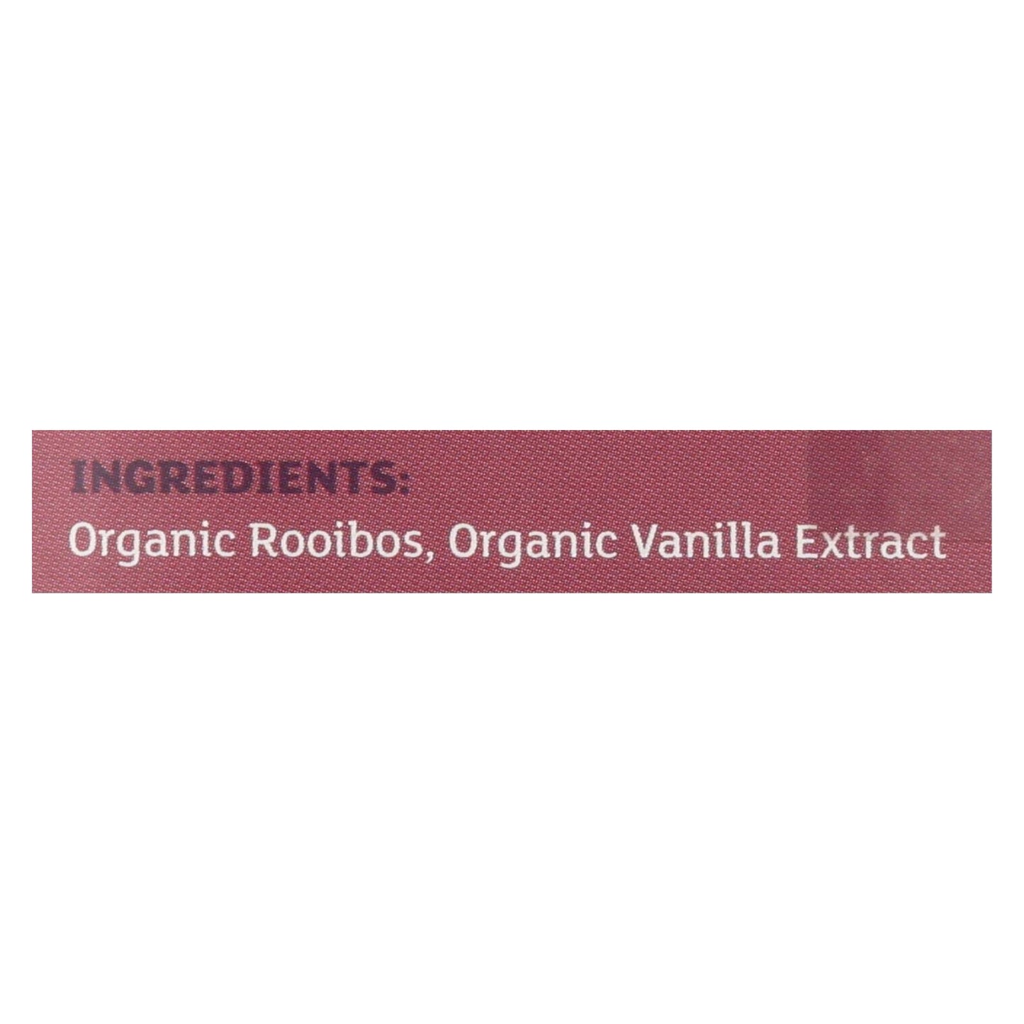 Equal Exchange Organic Vanilla Rooibos Tea - 20 Bags per Pack, Pack of 3, Model 13309