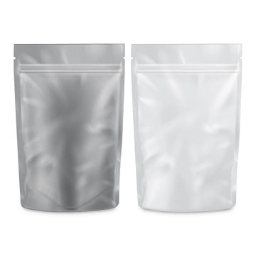 Loud Lock Mylar Bags Smell Proof 1/2 Ounce White/Clear - 100 Count 8'' X 5'' 6Mill Thickness - Packaging Bags - Mylar Bags For F
