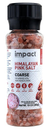 Impact - Coarse Himalayan Pink Sea Salt - No Additives Rich in Trace Minerals Non-GMO Gluten-Free Ideal for Low-Carb Fasting Coo