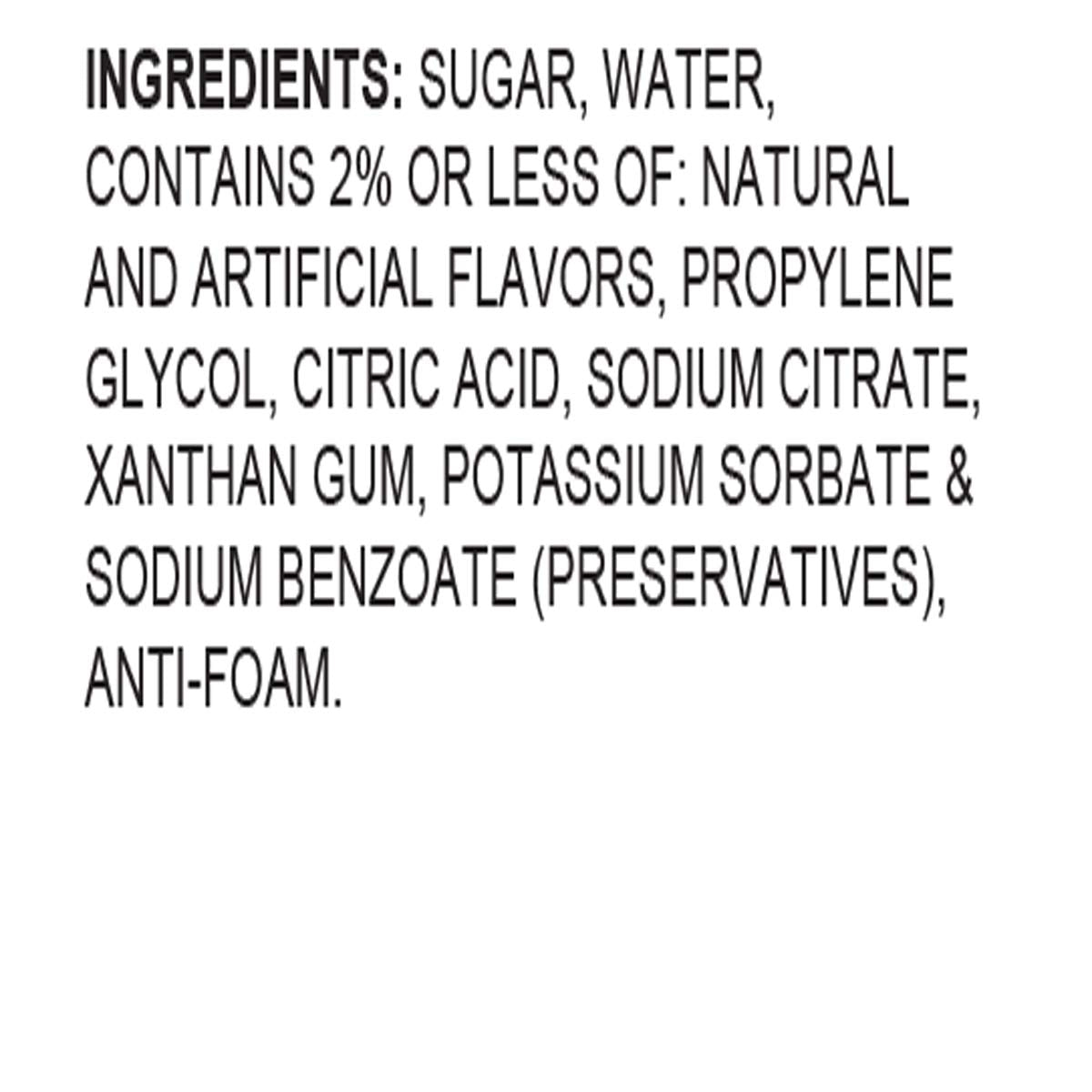 Hypothermias Shaved Ice & Snow Cone Syrup - Wedding Cake - 128 Fl Oz - Light Red - Non-GMO Pure Cane Sugar - BPA-Free Bottle