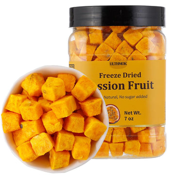 Premium Freeze Dried Passion Fruit 7 Oz/199g,Frozen Passion Fruit Tea,100% Natural & No Additives.