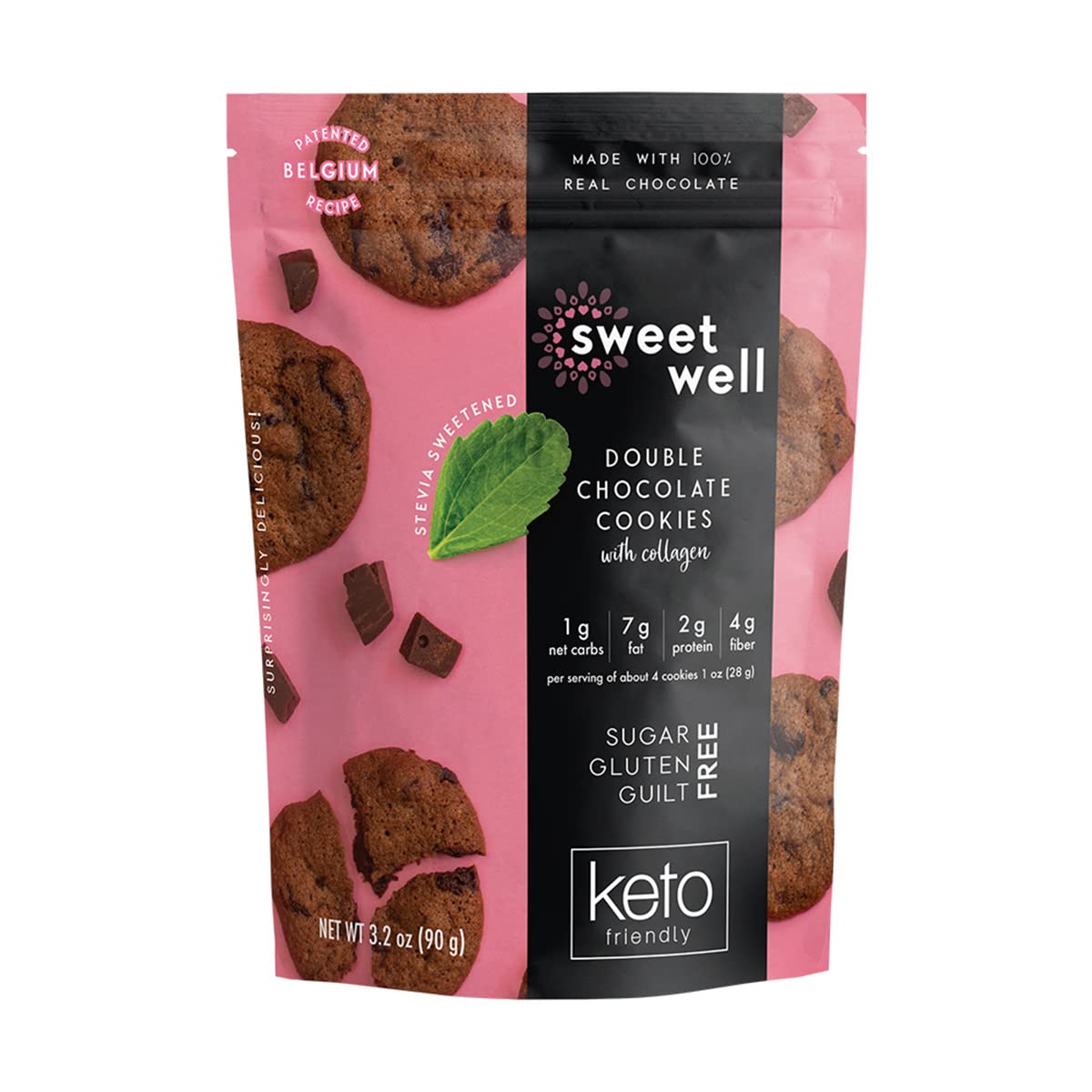 Swtw Keto Ckie Dbl Choc ( 6 X 3.2 Oz   )