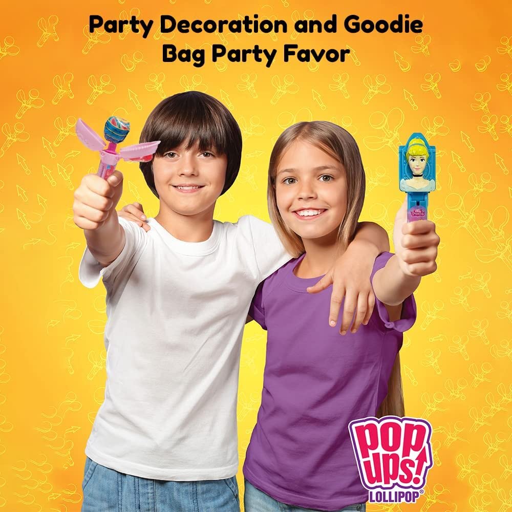 POPUPS! LOLLIPOP Basketball Lollipop Holder - 12 Individually Wrapped Candy Party Favors - Bulk Set of 12