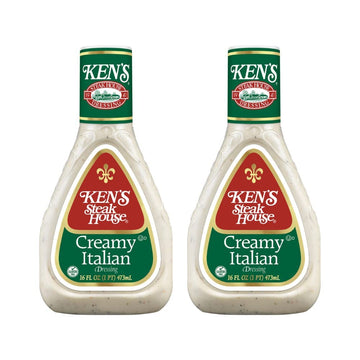 Ken's Steak House Creamy Italian Dressing,16 Fl Oz (Pack of 2)