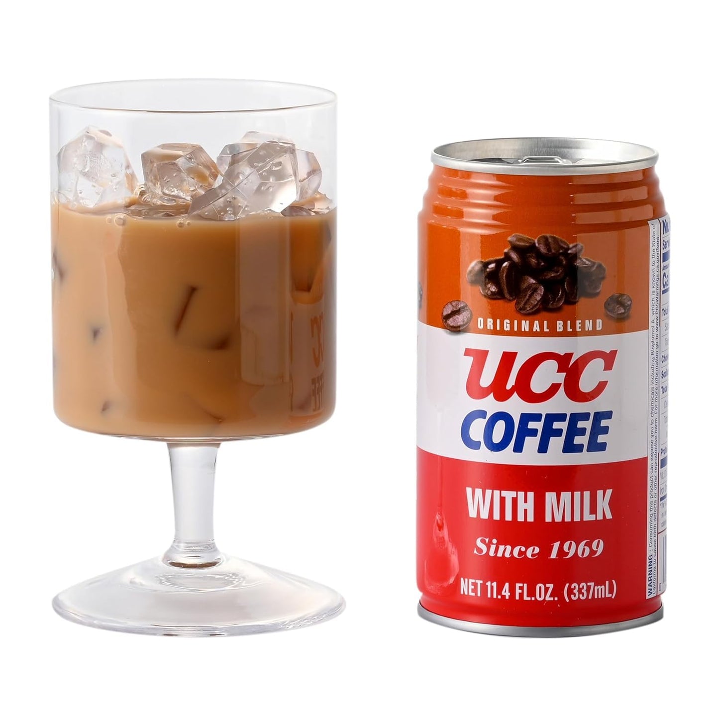 Ucc Original Blend Coffee With Milk, Ready To Drink Coffee, Imported From Japan, 11.3 Oz (Pack Of 6)