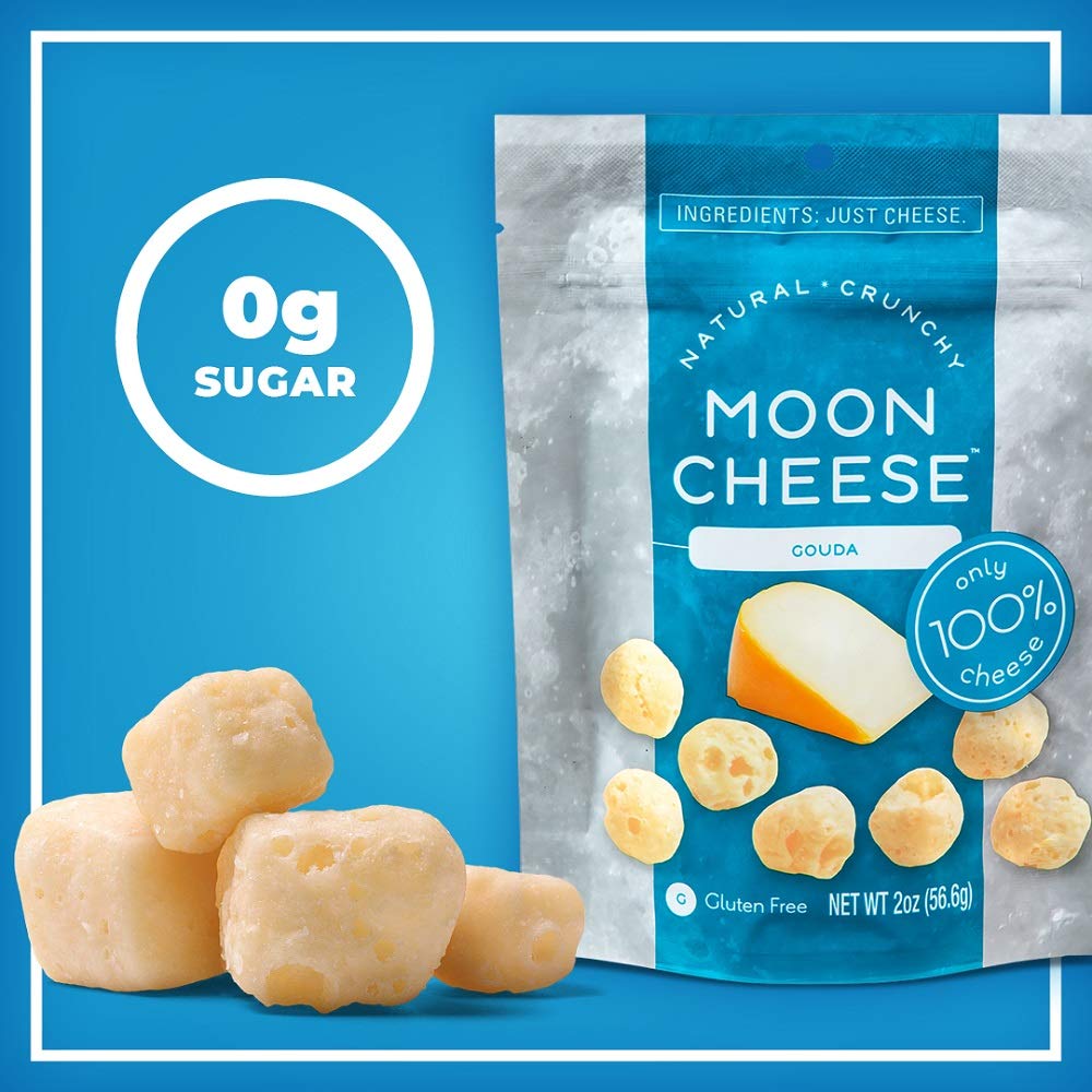 Moon Cheese Gouda Snack - Pack of 12, Size 307, Model 10850808005021