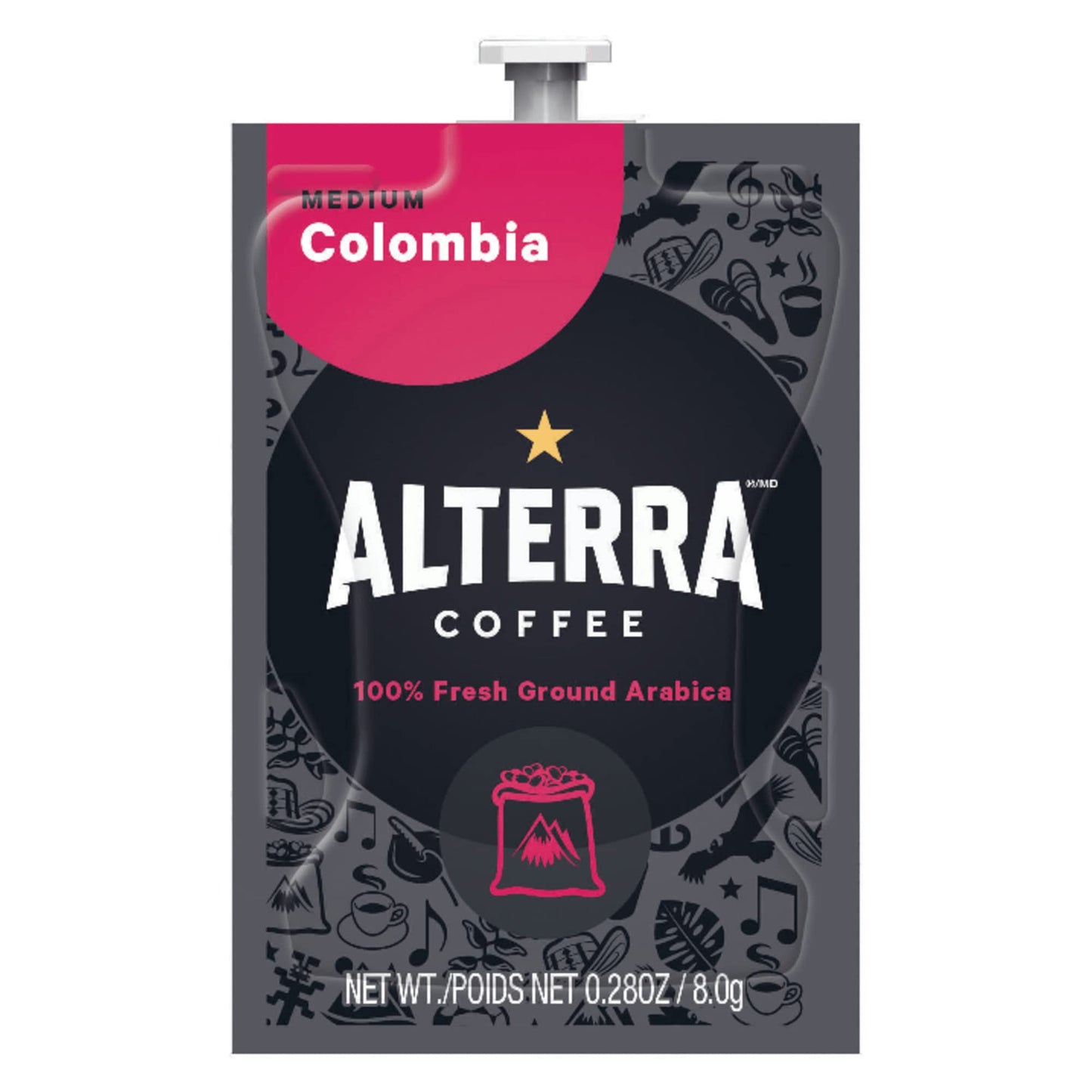 FLAVIA ALTERRA Coffee, Colombia, 20-Count Fresh Packs (Pack of 5)