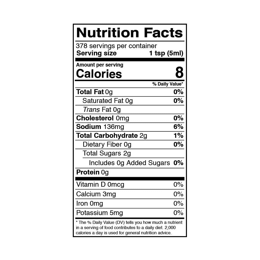 Kevala Organic Coconut Aminos - Low Sodium Soy Sauce Alternative, Liquid Seasoning, Non Gmo, Kosher, No Gluten, 64 Oz, 1/2 Gal
