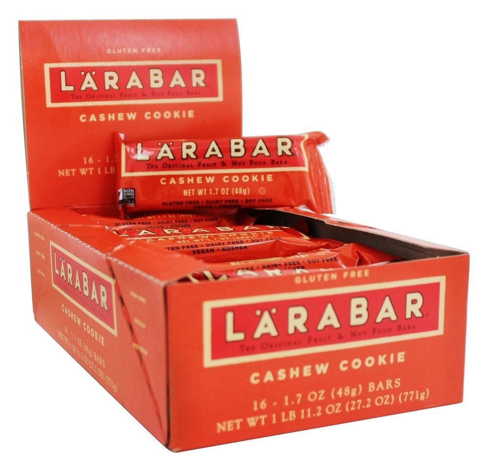 Larabar Cashew Cookie Cad Size, 1.7 Ounce Each, 16 Count (Pack of 1)