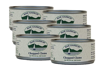 Bar Harbor Chopped Clams, 6.5 oz. (Pack of 6)
