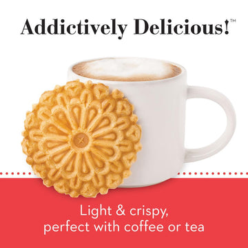 Reko Pizzelle Authentic Italian Waffle Cookie, Maple, 7 Ounce (Pack of 1)