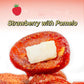 Strawberry & Pomelo Peel Dried Fruit Snack - Sweet & Tangy Treat, Citrus Aroma, Individually Packed, Great for Sharing, Travel,