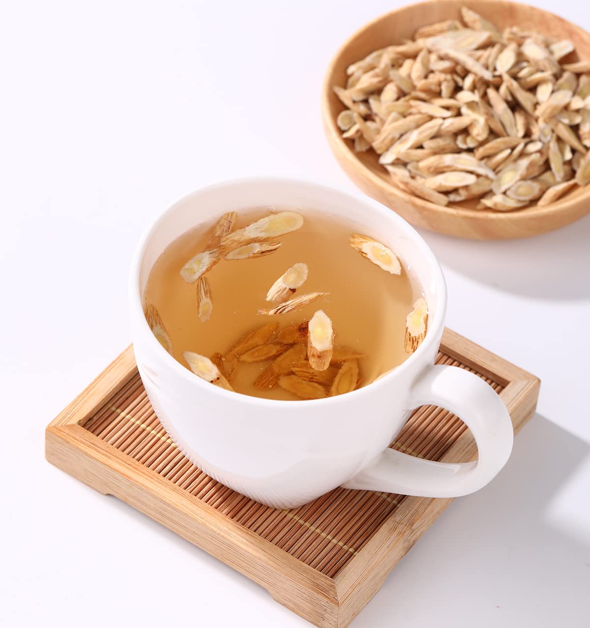 Premium Astragalus Root Tea Slices/12 Oz(339G),Featured ?? Pure And Natural,No Additives,Cut And Sifted Herbal Tea.