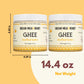 Indian Milk & Honey Ghee Butter, Grass-Fed, Lactose & Gluten Free, 7.2 oz Twin Pack (44 Servings Each)