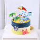 Swimming Pool Cake Decoration Beach Cake Decoration Swimming Pool Cake Topper Summer Beach Cake Toppers Summer Birthday Party Su