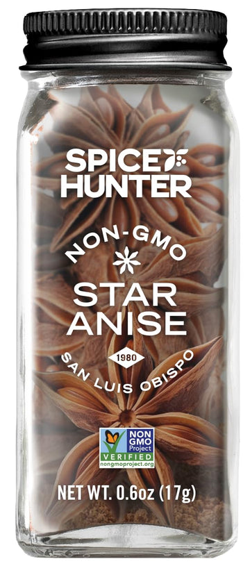 The Spice Hunter Star Anise, Whole, 0.6-Ounce Jar